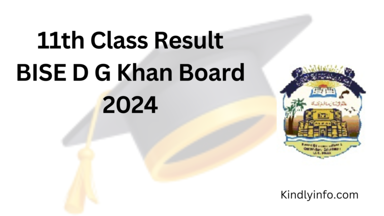 As per the latest update of BISE DG Khan Board, the 11th class result for the academic year 2024 will be released on 10 October 2024.