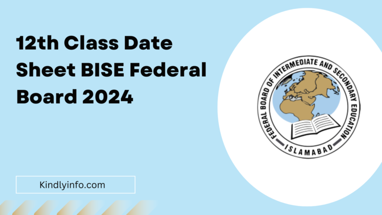 Explore details of FBISE Federal Board 12th Class 2nd Year Date Sheet 2024 for a smooth academic journey. Click for insight.