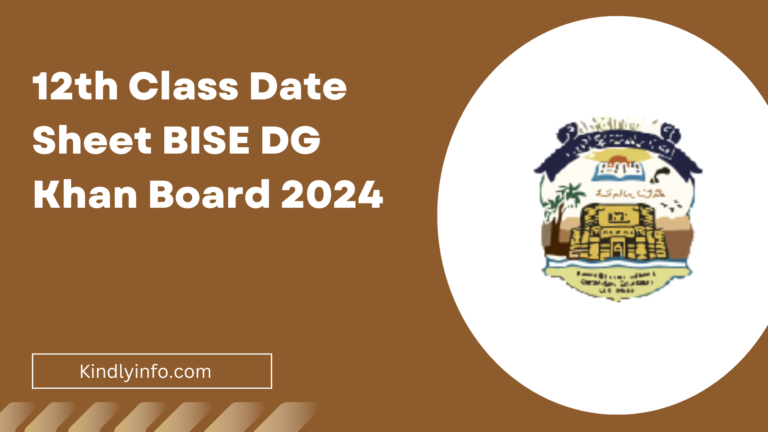 Get insights into the expected release date and process for checking the 2nd Year 12th Class Date Sheet at BISE DG Khan Board 2024.