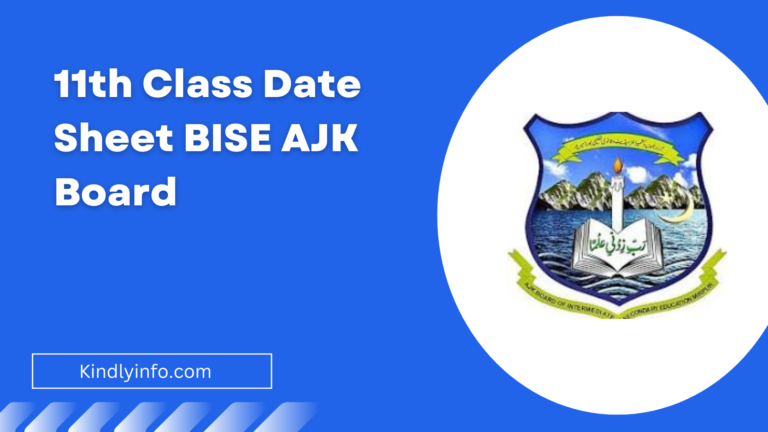 Discover the latest updates and details regarding the 11th Class 1st Year Date Sheet 2024 released by BISE AJK Board. Click here for more.