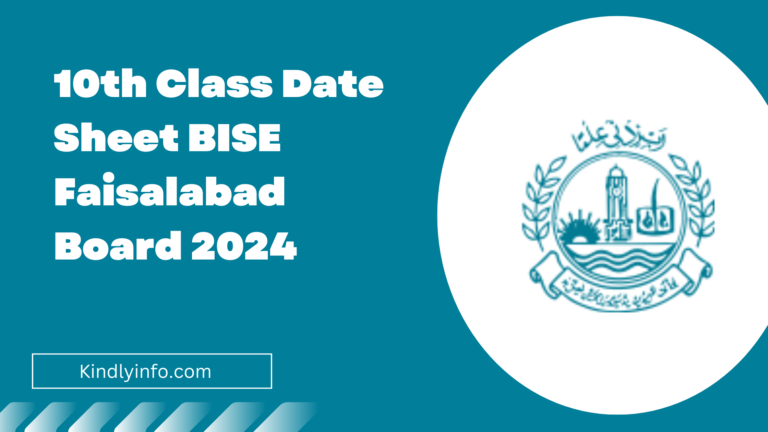 Get all details about Faisalabad Board 10th Class Date Sheet 2024. Plan your studies effectively with our comprehensive guide.
