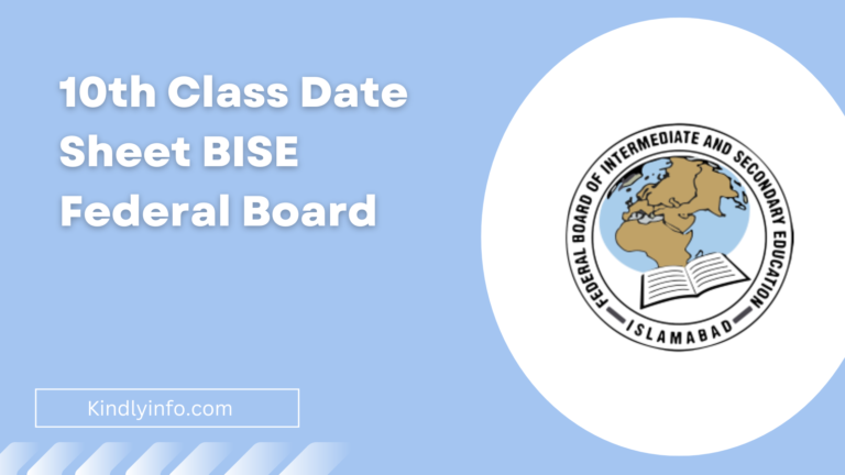 Discover the latest updates and details of Federal Board 10th Class Date Sheet 2024 here. For more information click here.