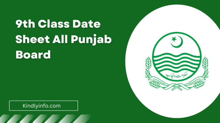 Discover all details about Punjab Board 9th Class Date Sheet 2024. Stay updated and plan your study schedule effectively.