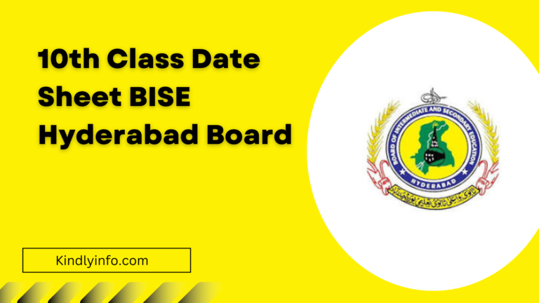 Discover the latest updates and important details regarding the 10th Class Date Sheet 2024 Hyderabad board. Click now!