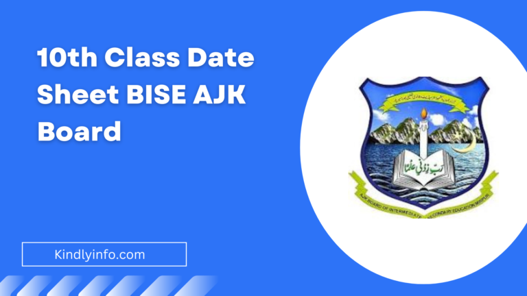 Find the latest updates and information regarding AJK Board 10th Class Matric Date Sheet 2024. Click here for more!